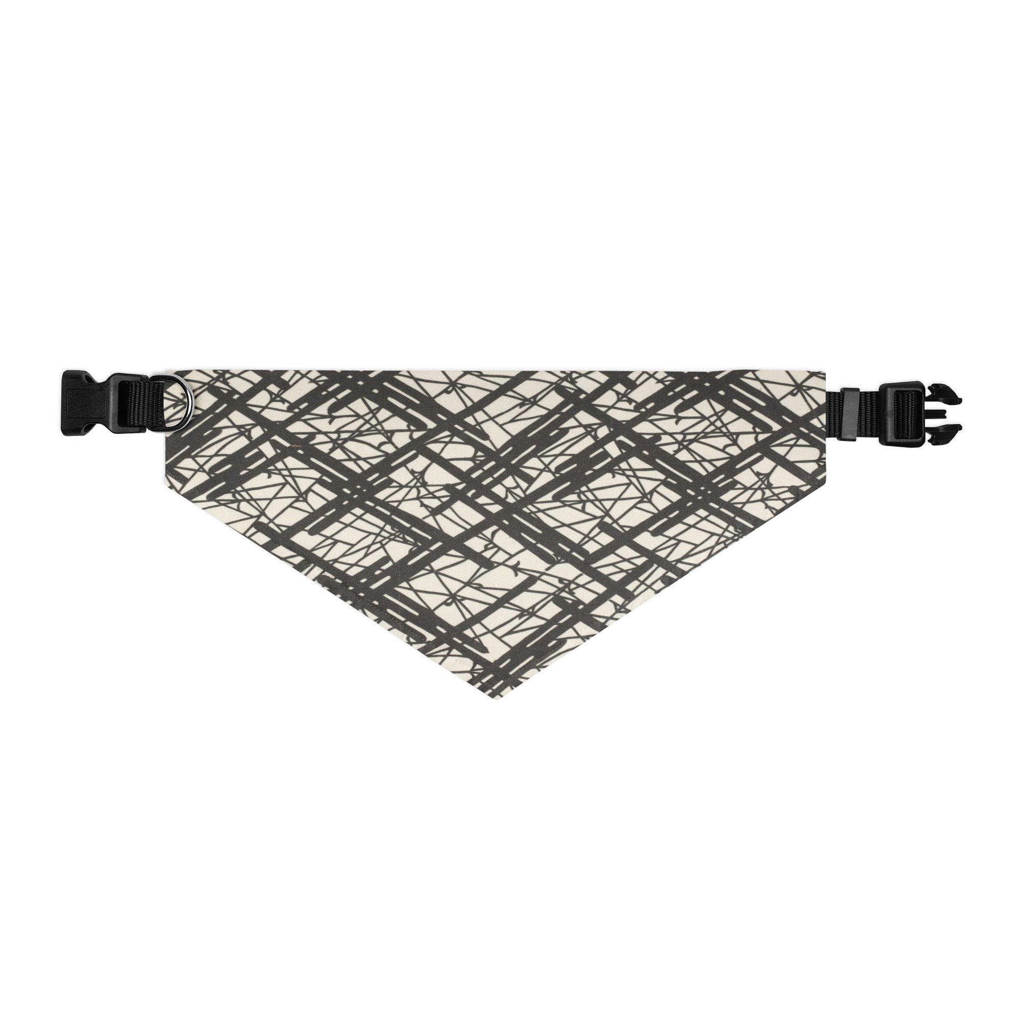 Sebastian & Clementine Abstract Lines Bandana Collar for Dogs and Cats XL
