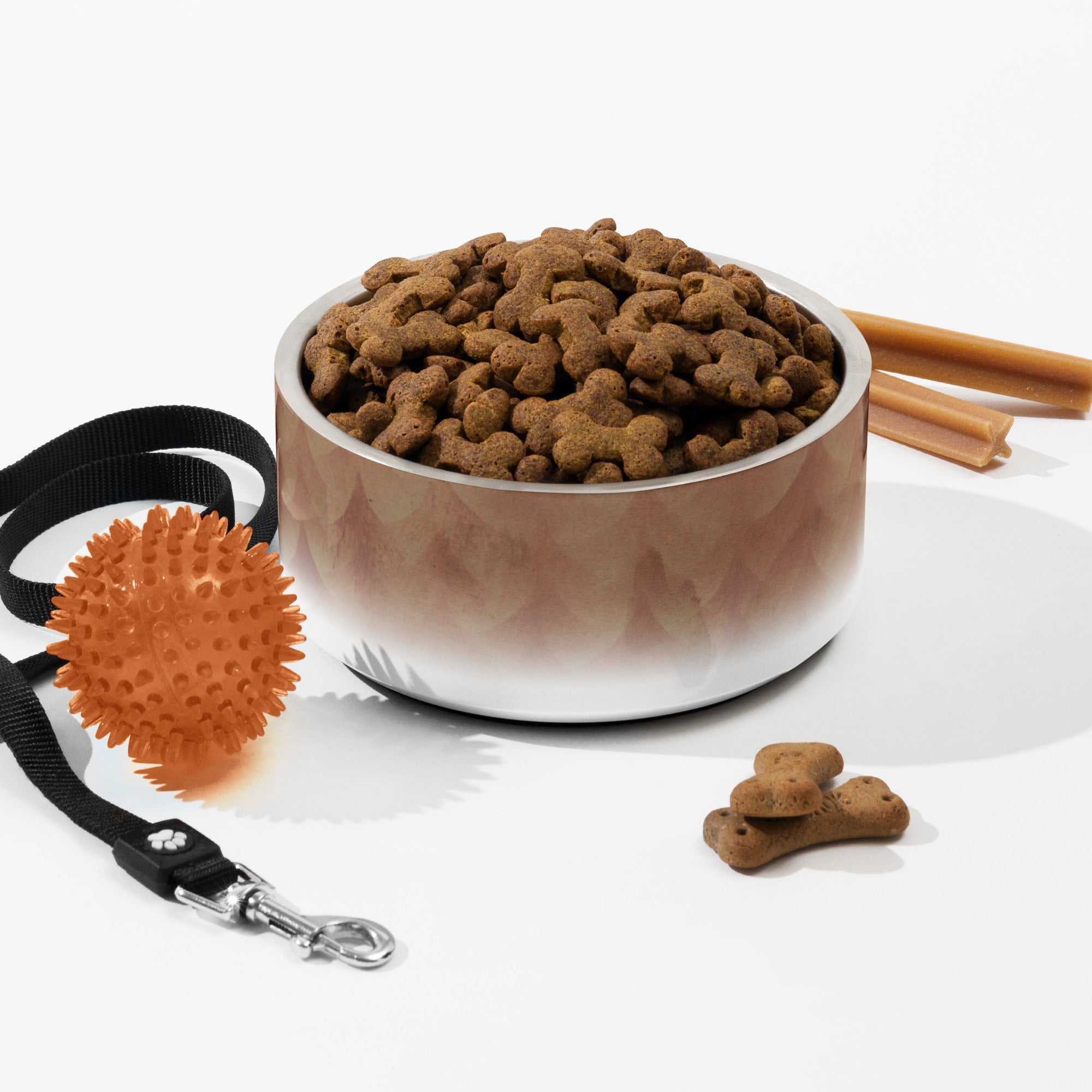 Sebastian & Clementine Brown Swirls Pet Bowl 32 oz