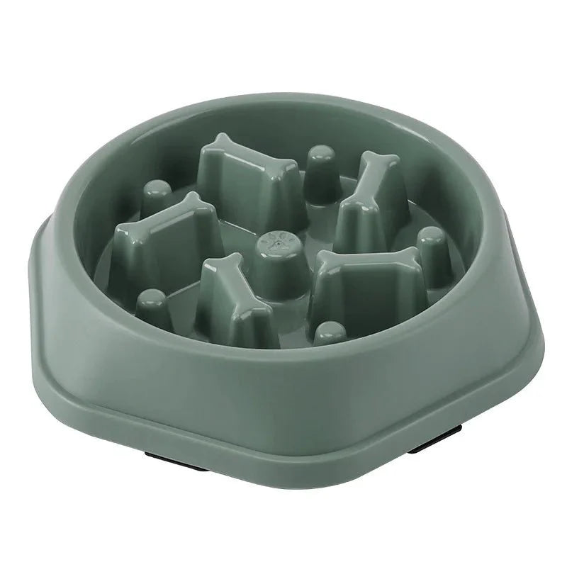 Pet Cat Dog Slow Feeder Bowl | Anti-Choking Non-Slip Maze Feeding Dish Picture color 1