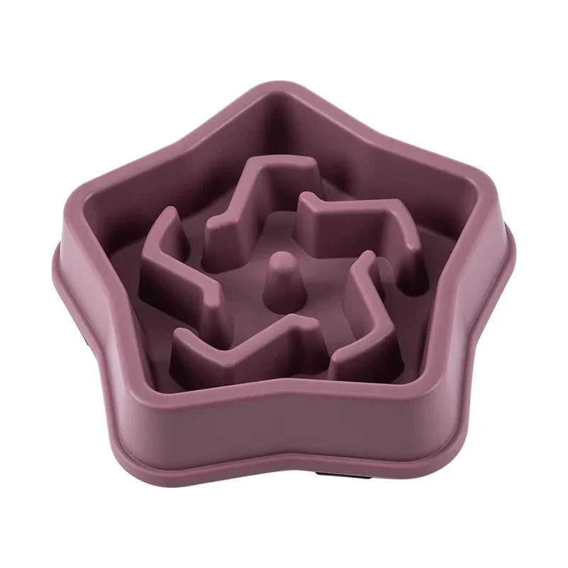 Pet Cat Dog Slow Feeder Bowl | Anti-Choking Non-Slip Maze Feeding Dish Picture color 17