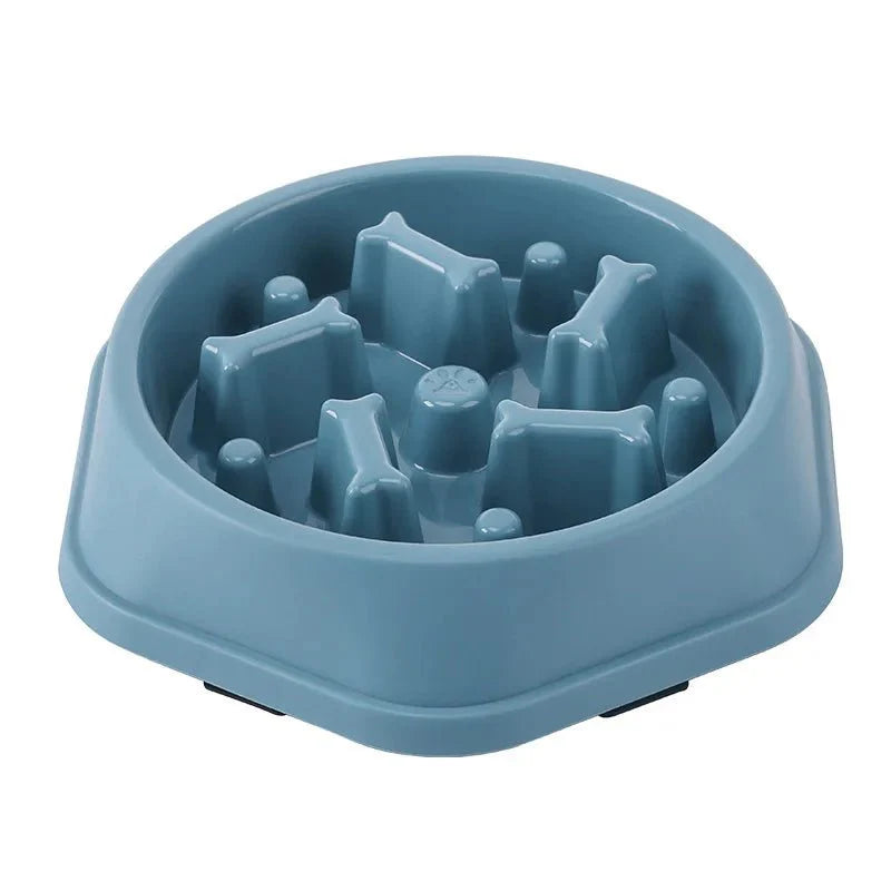 Pet Cat Dog Slow Feeder Bowl | Anti-Choking Non-Slip Maze Feeding Dish Picture color 18