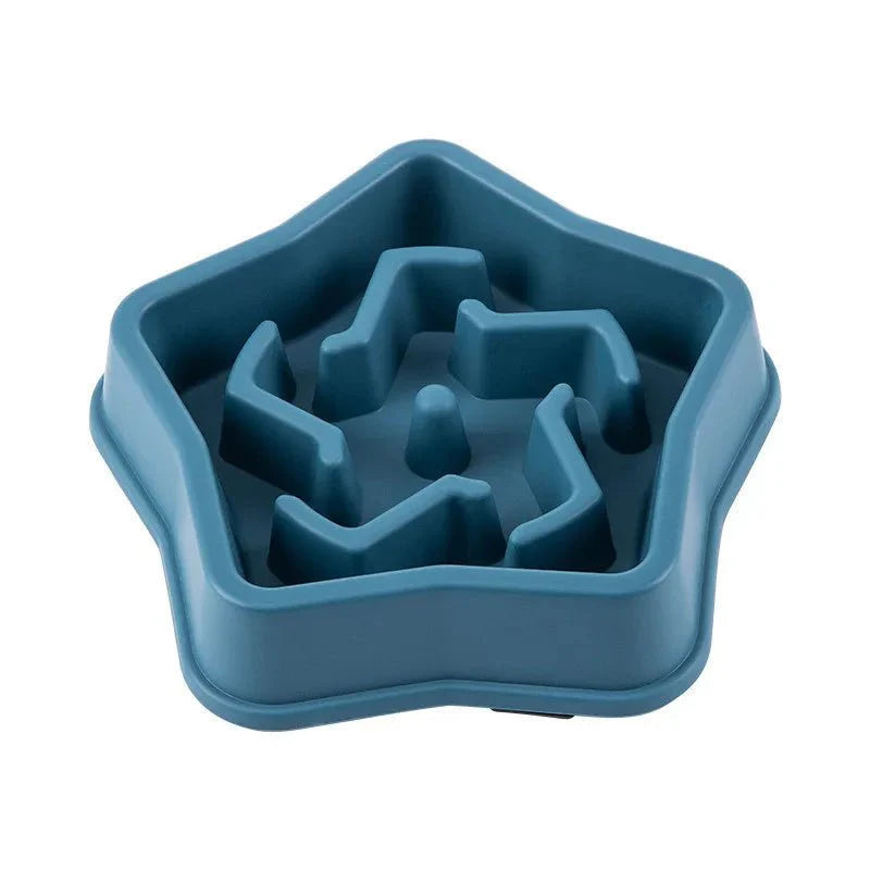 Pet Cat Dog Slow Feeder Bowl | Anti-Choking Non-Slip Maze Feeding Dish Picture color 16