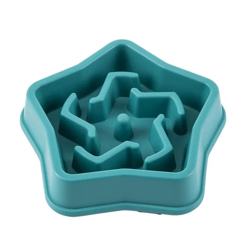 Pet Cat Dog Slow Feeder Bowl | Anti-Choking Non-Slip Maze Feeding Dish Picture color 12