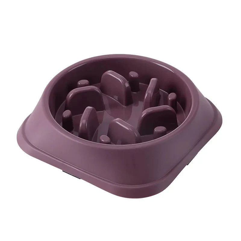 Pet Cat Dog Slow Feeder Bowl | Anti-Choking Non-Slip Maze Feeding Dish Picture color 8