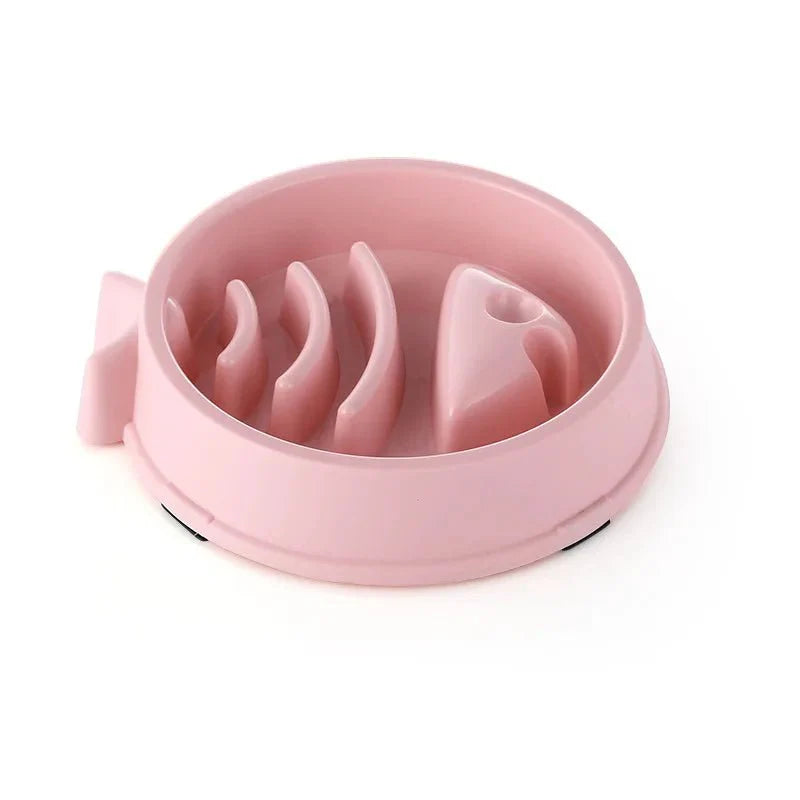 Pet Cat Dog Slow Feeder Bowl | Anti-Choking Non-Slip Maze Feeding Dish Picture color 4