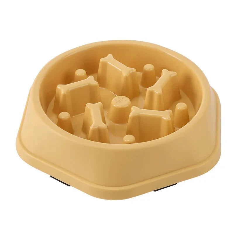 Pet Cat Dog Slow Feeder Bowl | Anti-Choking Non-Slip Maze Feeding Dish Picture color 2