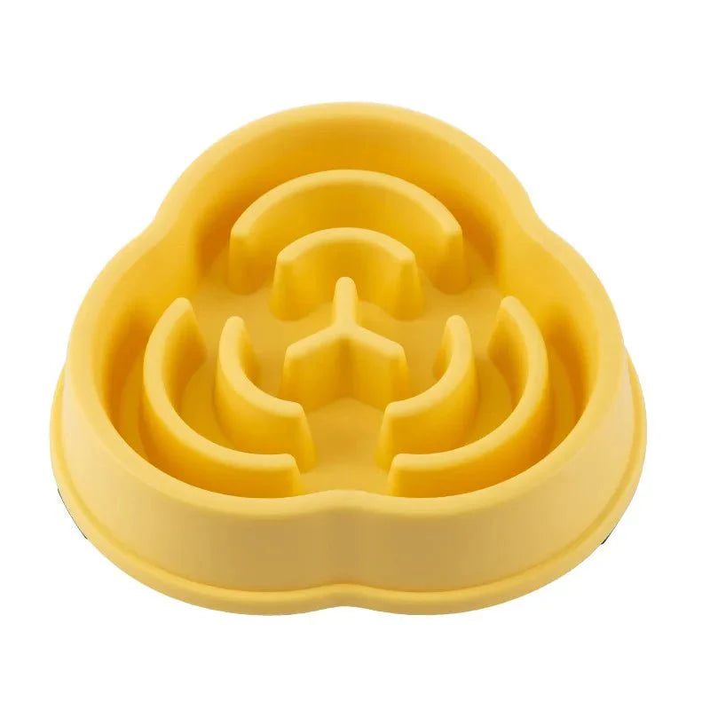 Pet Cat Dog Slow Feeder Bowl | Anti-Choking Non-Slip Maze Feeding Dish Picture color 15