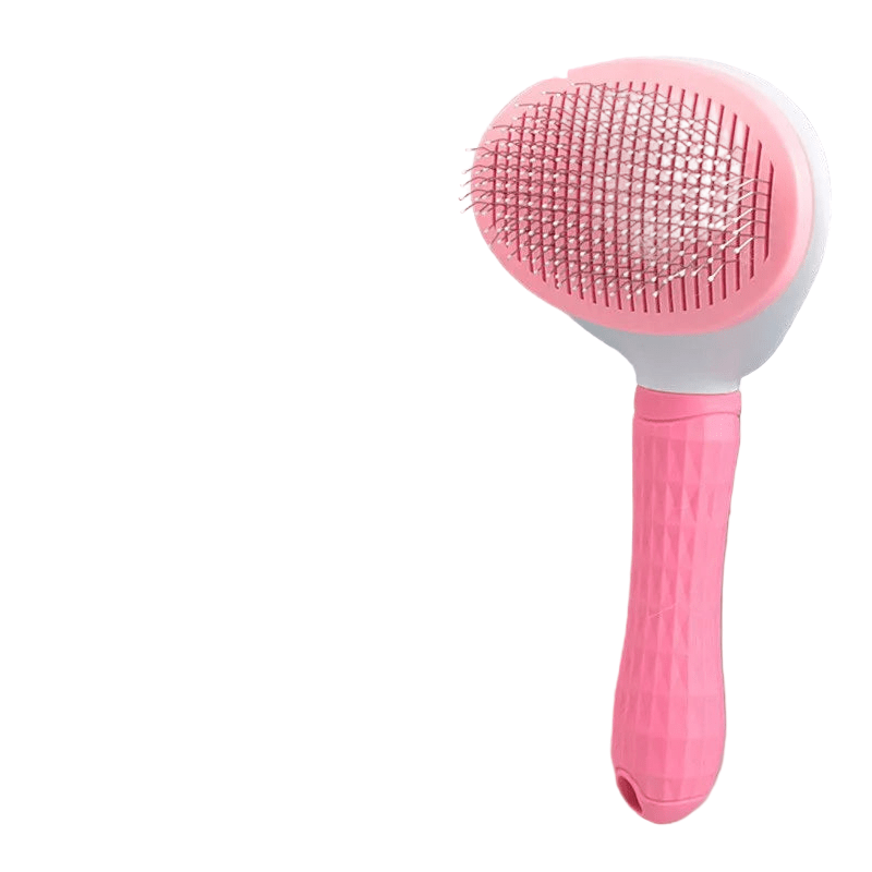 Pet Hair Removal Brush | Slicker Grooming Comb for Dogs and Cats Pink