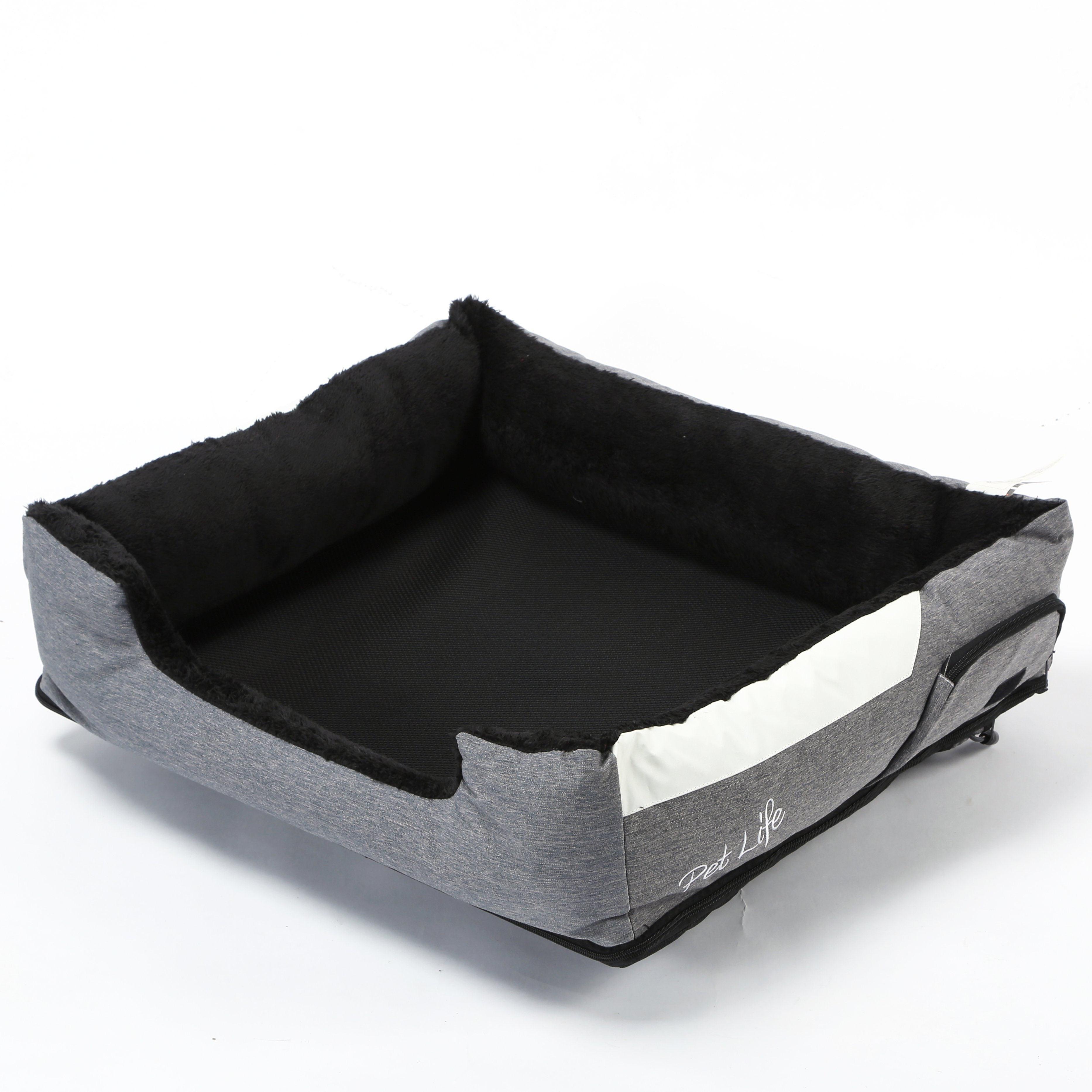 Pet Life "Dream Smart" Electronic Heating and Cooling Smart Dog Bed Gray
