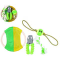 Pet Life ® 4 Piece Jute Rope and Rubberized Squeak Chew Pet Dog Toy Gift Set Default Title