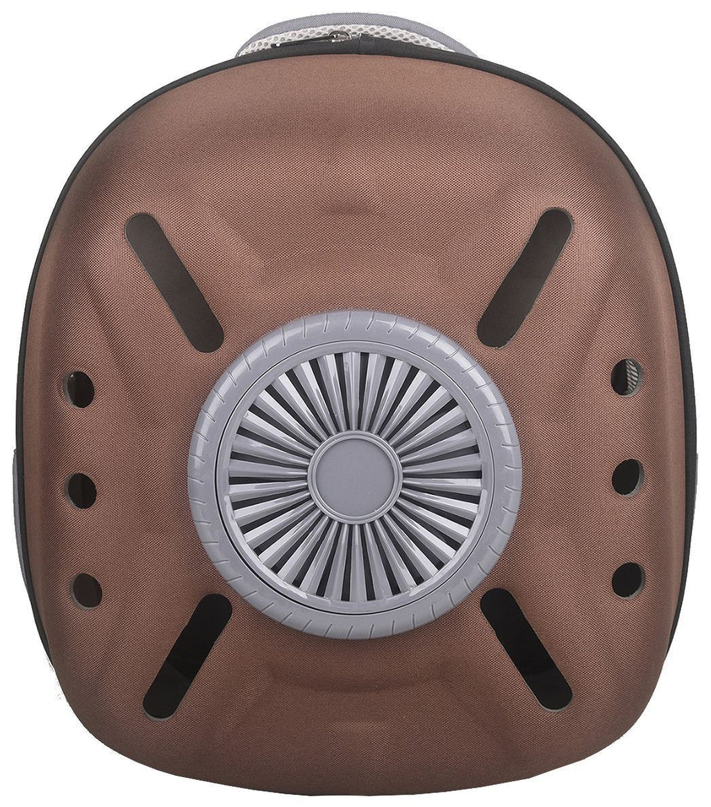 Pet Life ® 'Armor-Vent' External USB Powered Backpack with Built-in Cooling Fan