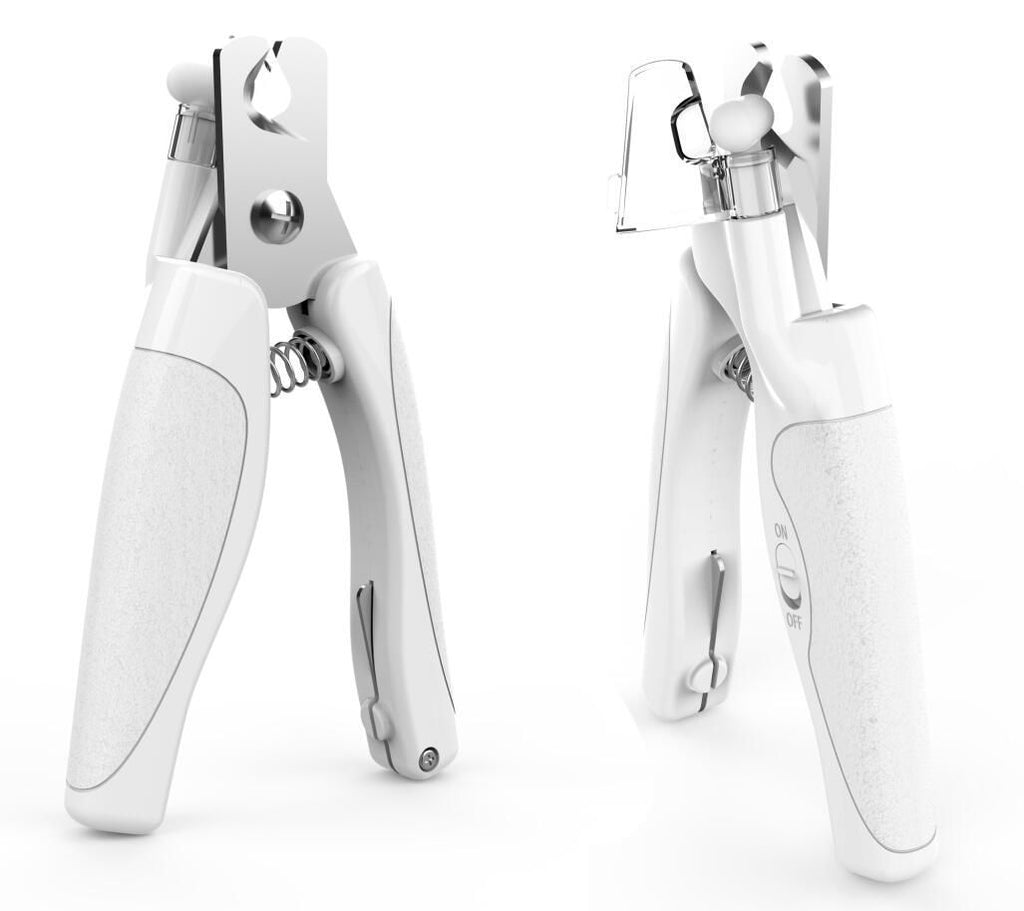Pet Life ® 'Clip-Tronic' LED Lighting and USB Charging Precision Cat and Dog Nail Clipper Default Title