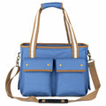 Pet Life ® Dual Snap Pocketed Fashion Designer Canvas Travel Pet Dog Carrier Default Title