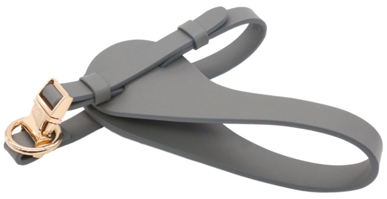 Pet Life ® 'Ever-Craft' Boutique Series Adjustable Designer Leather Dog Harness Gray
