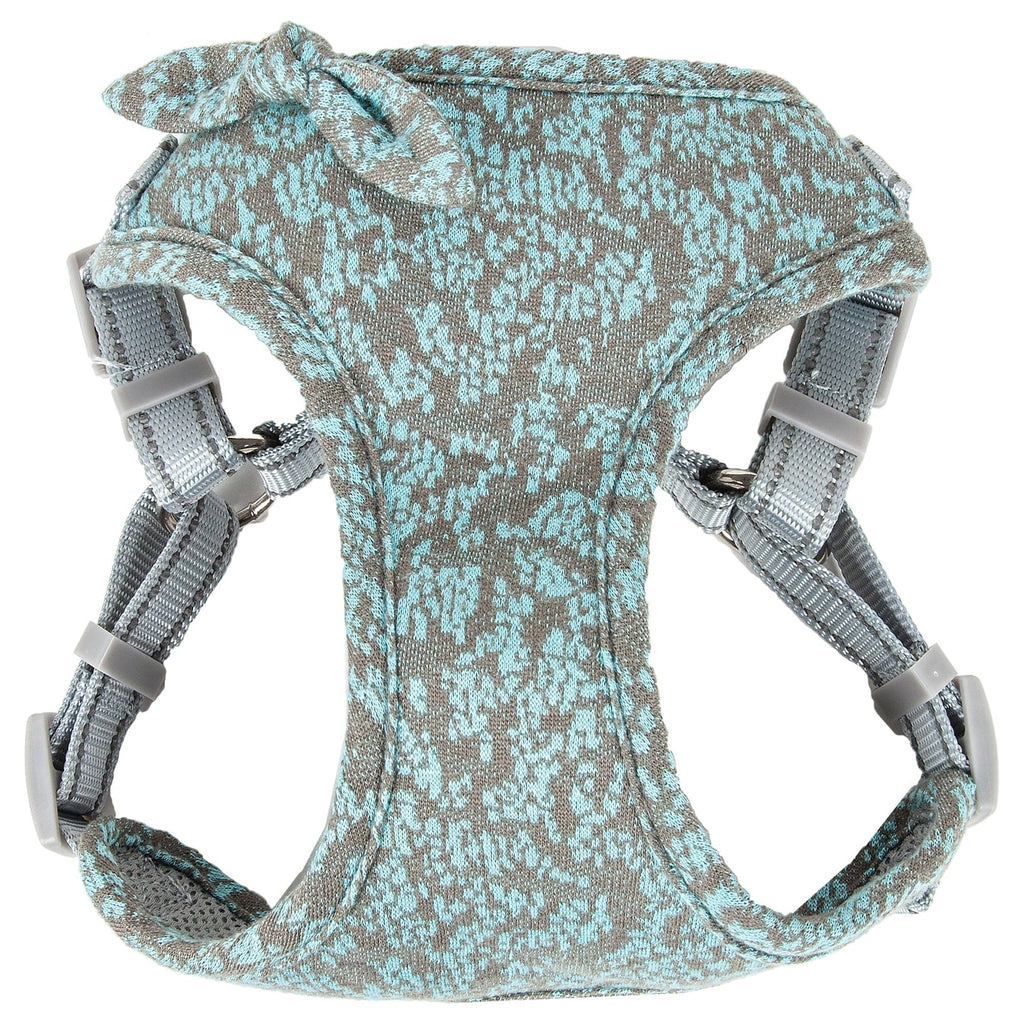 Pet Life ® 'Fidomite' Mesh Reversed and Adjustable Fashion Dog Harness W/ Designer Bowtie Medium