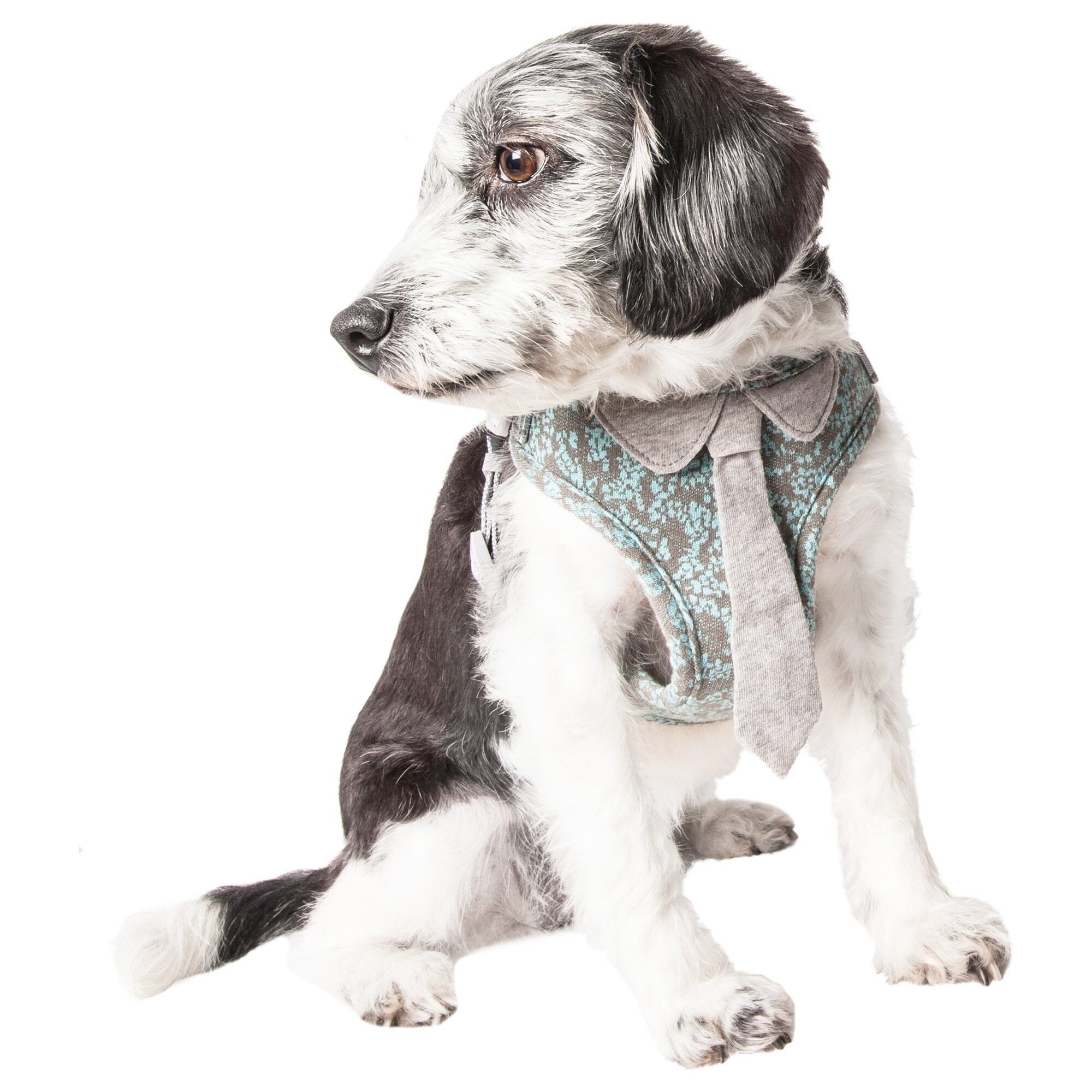 Pet Life ® 'Fidomite' Mesh Reversed and Adjustable Fashion Dog Harness W/ Designer Neck Tie