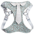 Pet Life ® 'Fidomite' Mesh Reversed and Adjustable Fashion Dog Harness W/ Designer Neck Tie Medium