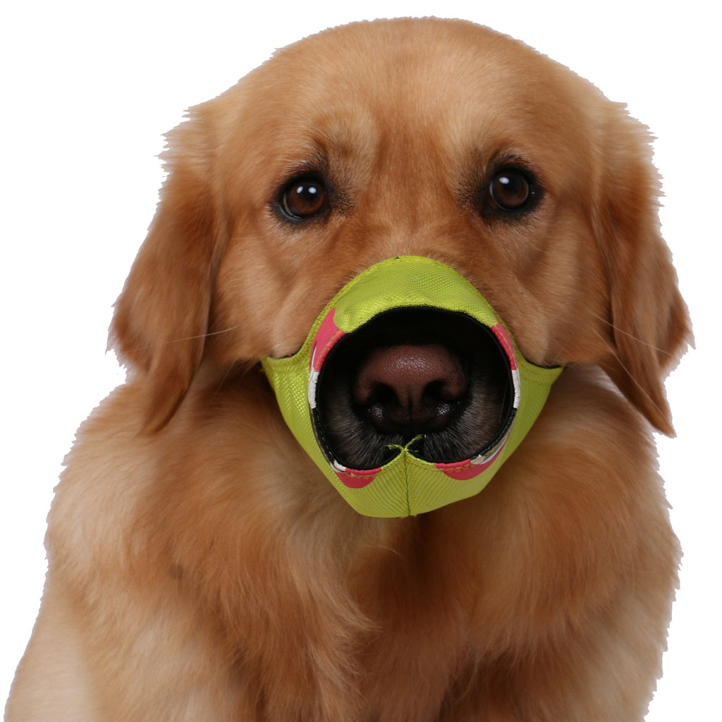 Pet Life ® 'Funimation' Animated Nylon Mesh Protective Travel Anti-Bark Dog Muzzle
