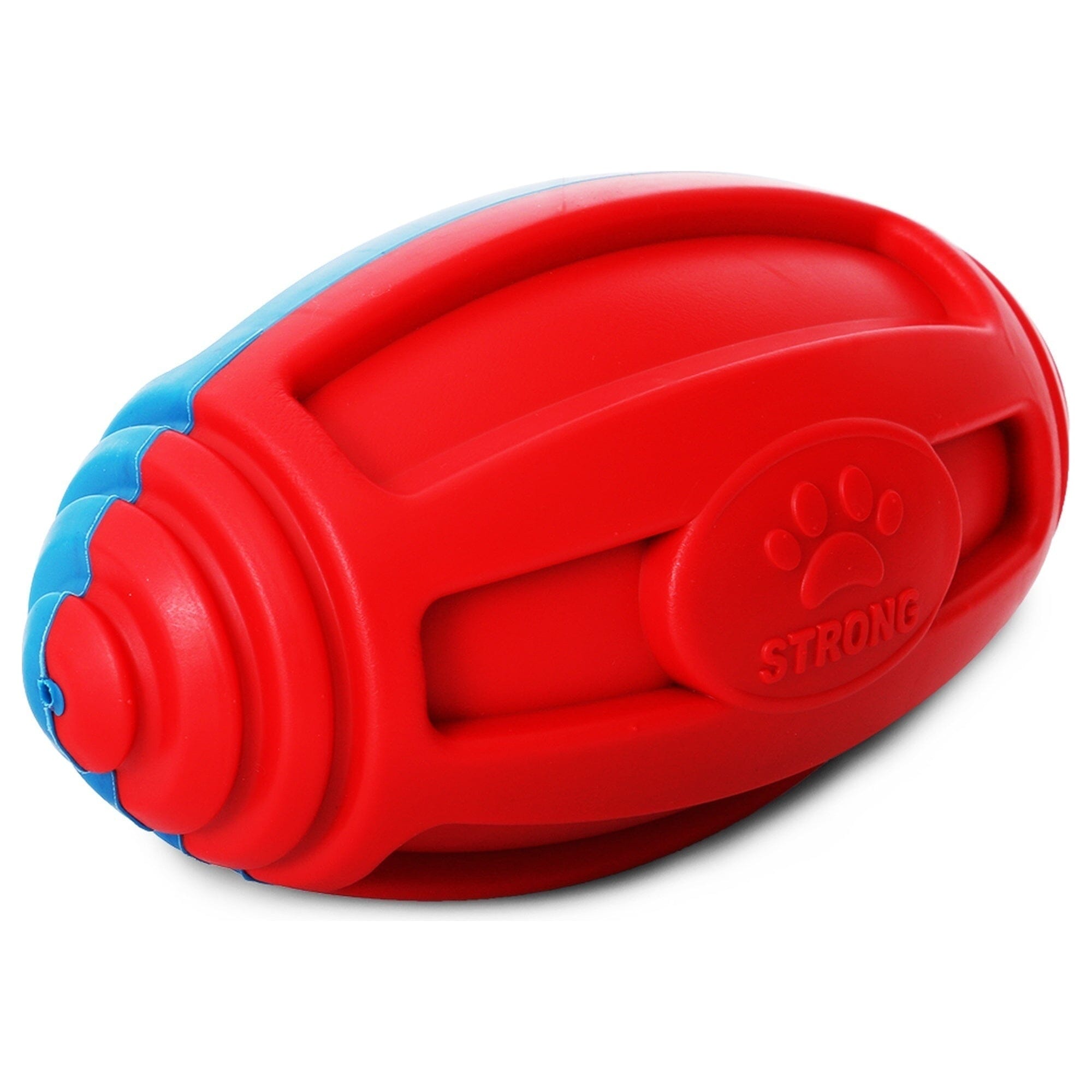 Pet Life ® 'Gridiron Football' Durable Chew and Fetch TPR Waterproof Floating Dog Toy Default Title