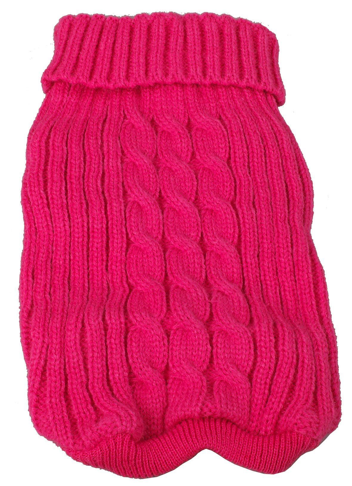 Pet Life ® Heavy Cotton Rib-Collared Fashion Dog Sweater
