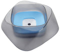 Pet Life ® 'Hydritate' Anti-Puddle Cat and Dog Drinking Water Bowl Blue