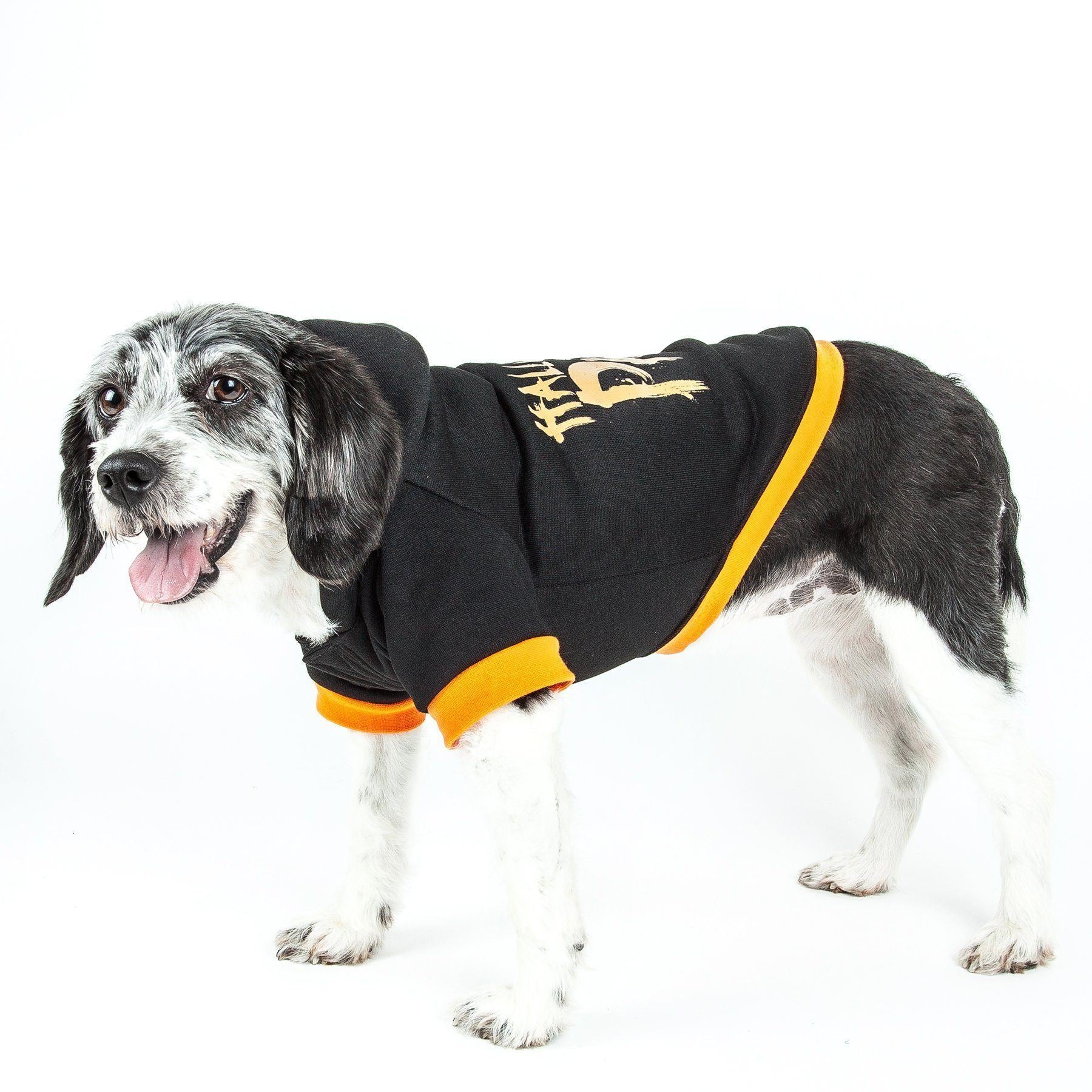 Pet Life ® LED Lighting Halloween Party Hooded Dog Costume Sweater w/ Included Batteries