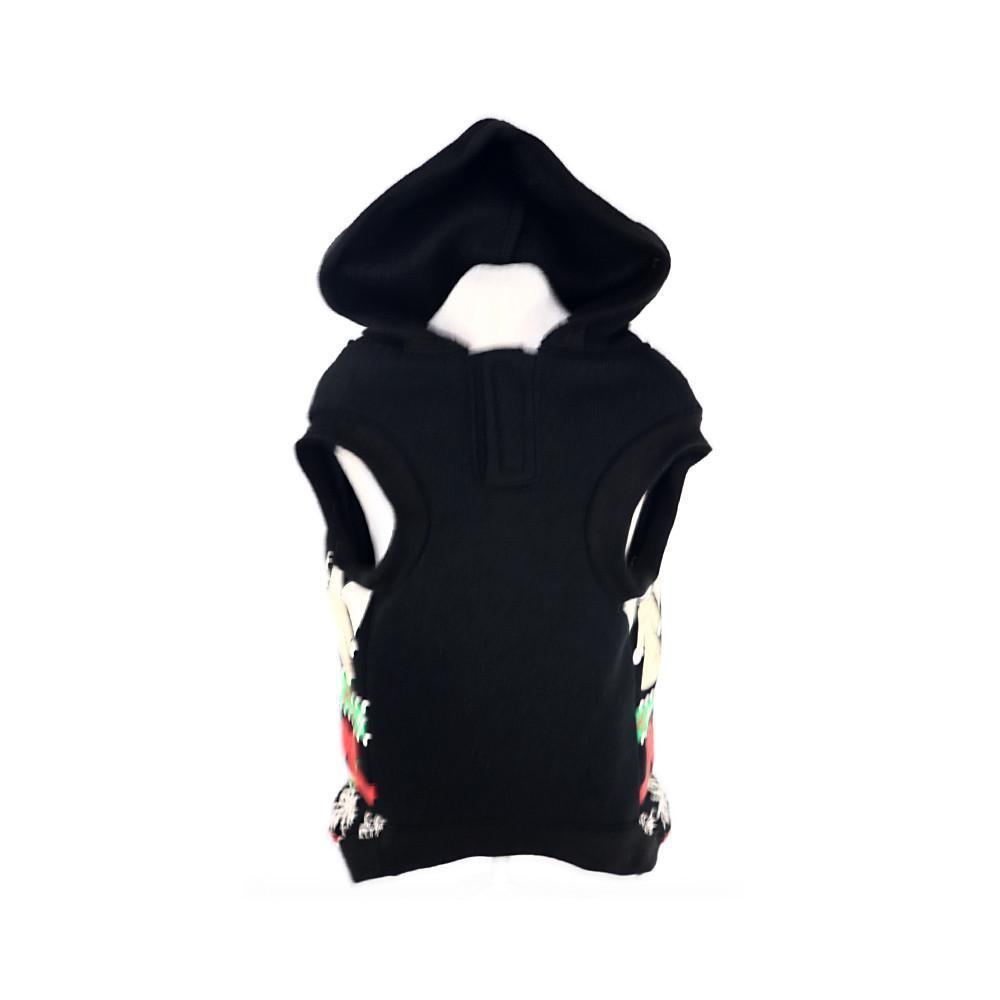 Pet Life ® LED Lighting Patterned Holiday Hooded Dog Costume Sweater w/ Included Batteries