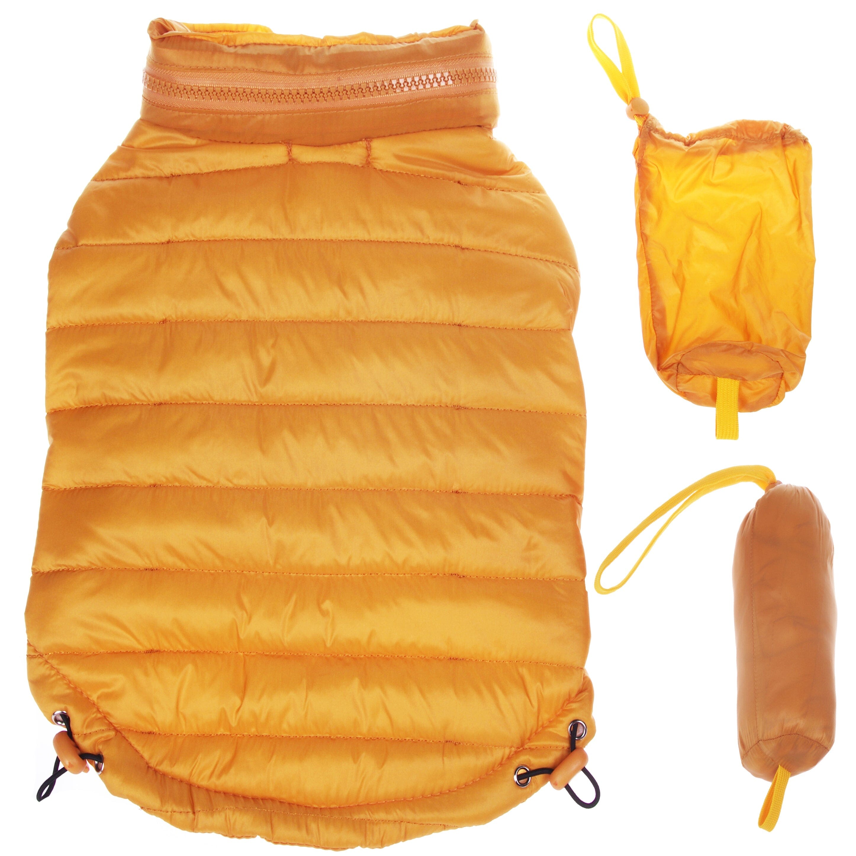 Pet Life ® Lightweight Adjustable and Collapsible 'Sporty Avalanche' Dog Coat w/ Pop-out Zippered Hood