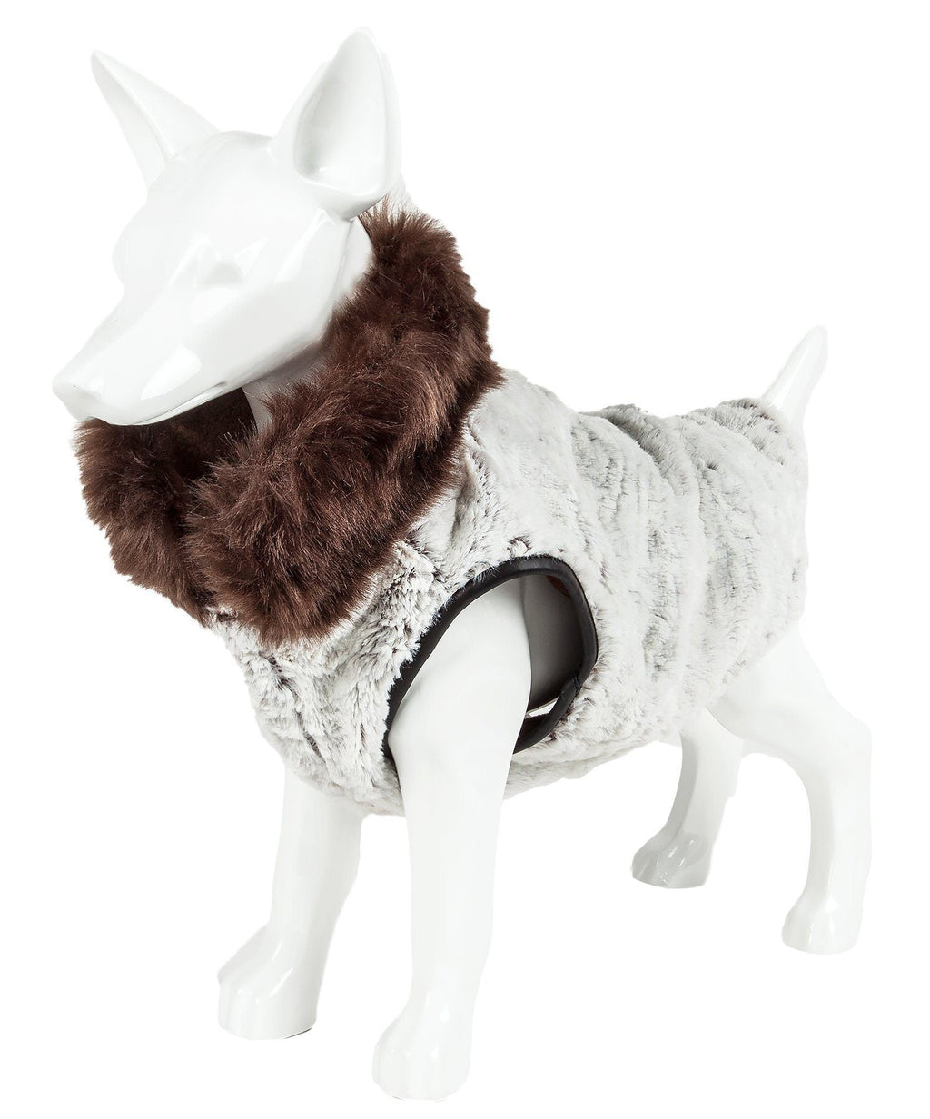 Pet Life ® Luxe 'Purrlage' Pelage Designer Fashion Fur Dog Coat