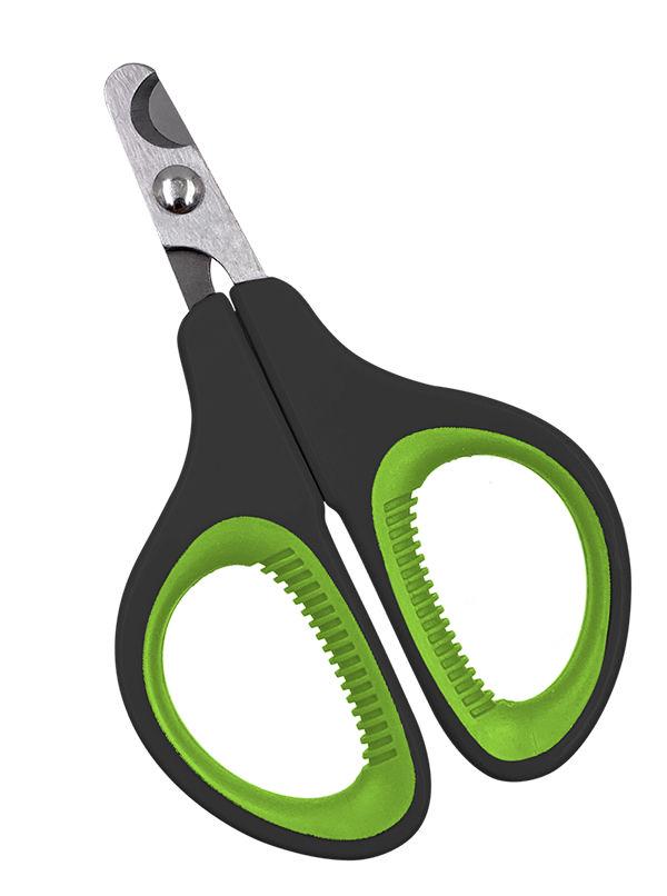 Pet Life ® 'Mini Razor' Grooming Pet Nail Clipper for Small Breeds Puppies and Cats Green