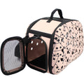 Pet Life ® 'Narrow Shelled' Perforated Lightweight Collapsible Military Grade Fashion Designer Travel Pet Dog Carrier Crate Default Title