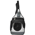 Pet Life ® Single Strap Over-The-Shoulder Hands Free Fashion Backpack Pet Dog Carrier Default Title