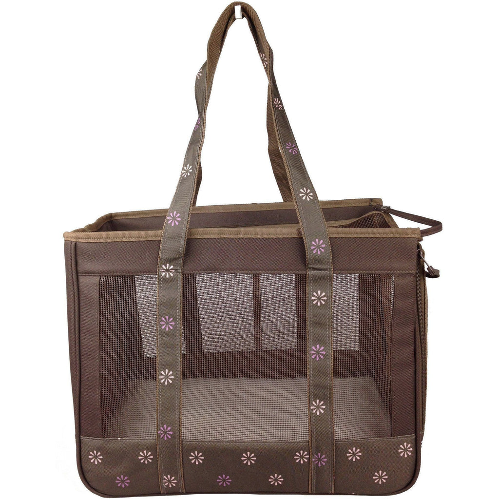 Pet Life ® 'Surround View' Posh Collapsible Fashion Designer Pet Dog Carrier Default Title