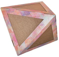Pet Life ® 'Triangular Puzzle' Designer Premium Quality Kitty Cat Scratcher Lounge Toy and House with Catnip Default Title