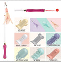 Pet Life ® 'Wander-cat' Customizeable and Extendable 10-in-1 Attachment Laser Cat Teaser Default Title