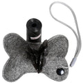 Pet Life ®Fleece Bone Shaped Travel Waste Bag Dispenser with 2 Rolls Default Title