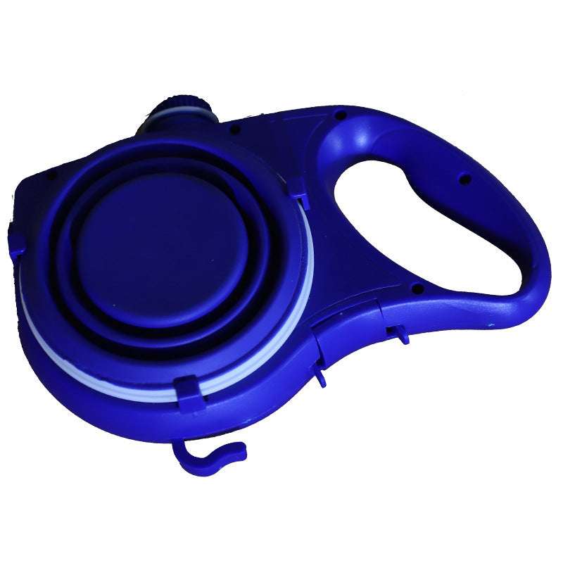 Pet Supplies With Water Bottle, Cup, Pet Rope Blue