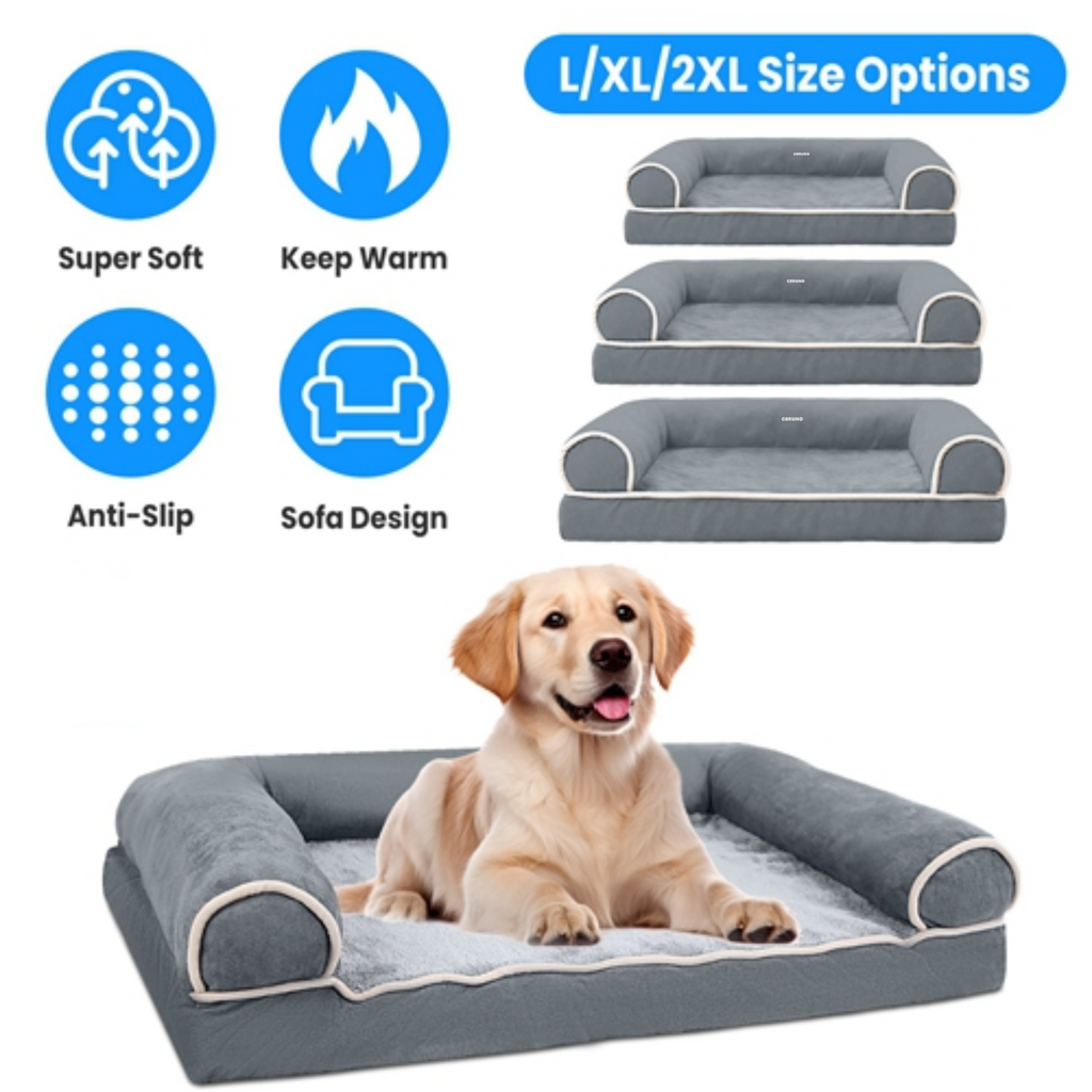 Dog Bed Pet Bed Sofa Dog Couch Pet Cushion Carpet Mattress with Washable and Removable Cover for Medium Large Dogs