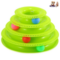 GBruno Cat Track Tower Toys 4 Layer Green