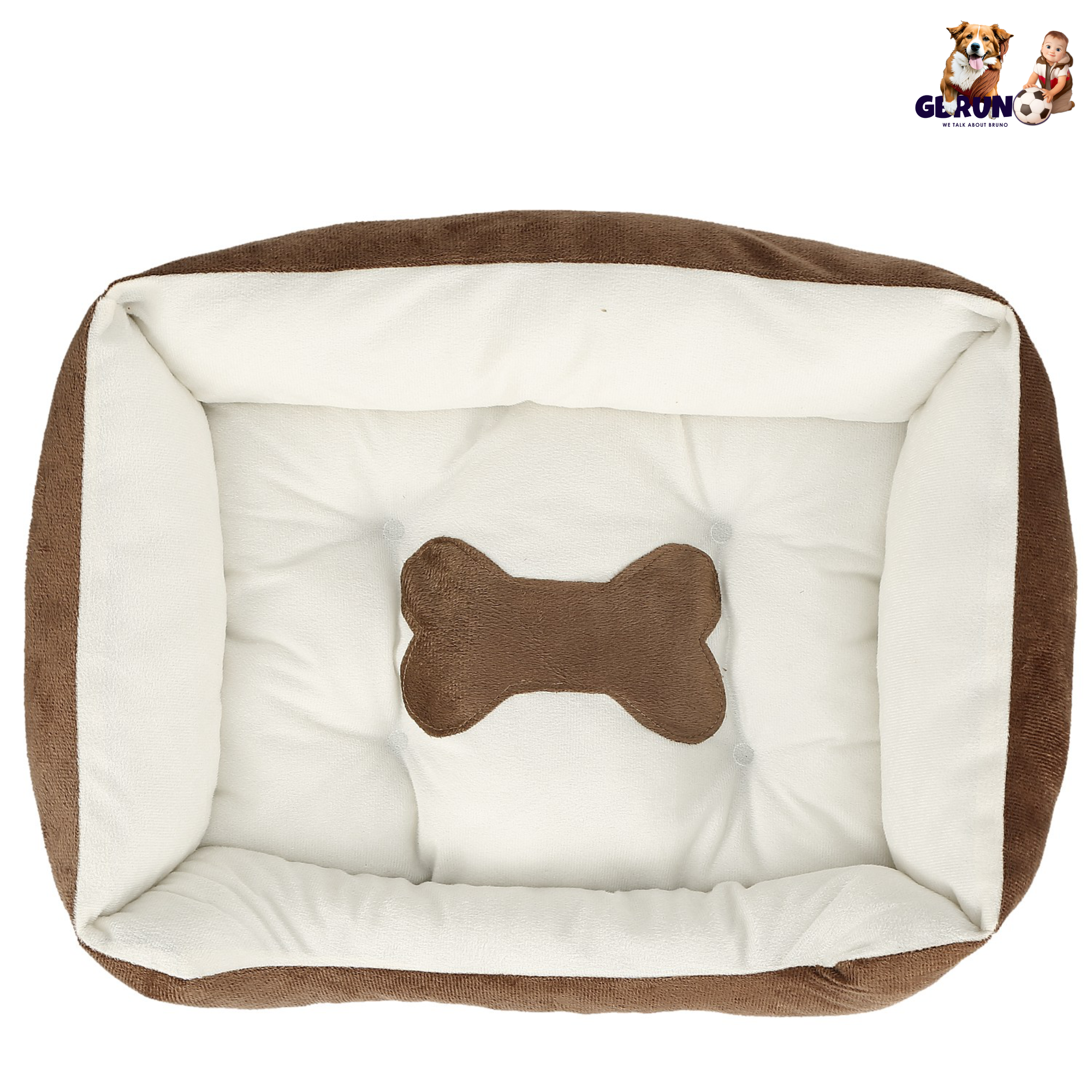 GBruno Pet Dog Bed Brown