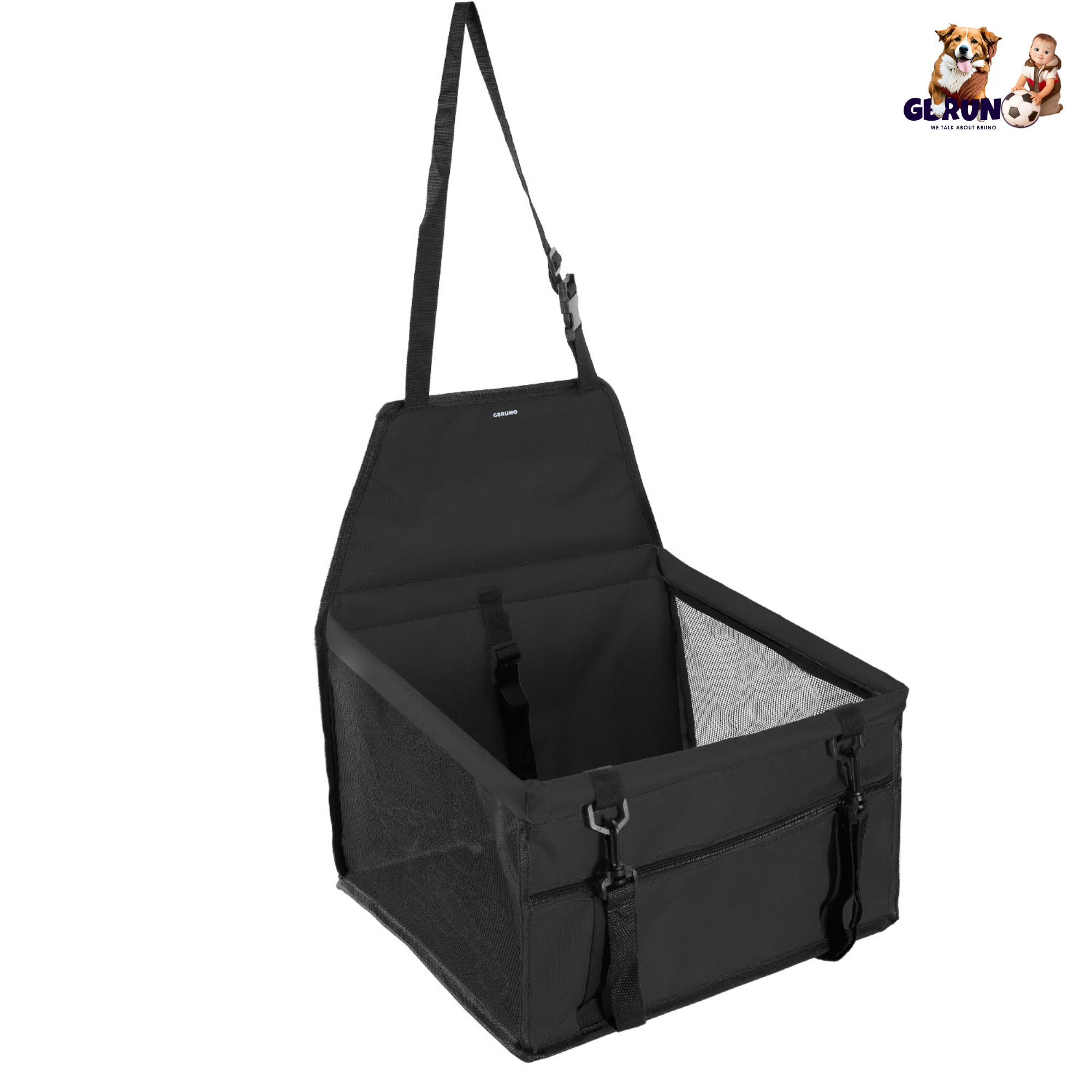 GBruno Dog Booster Car Seat Black