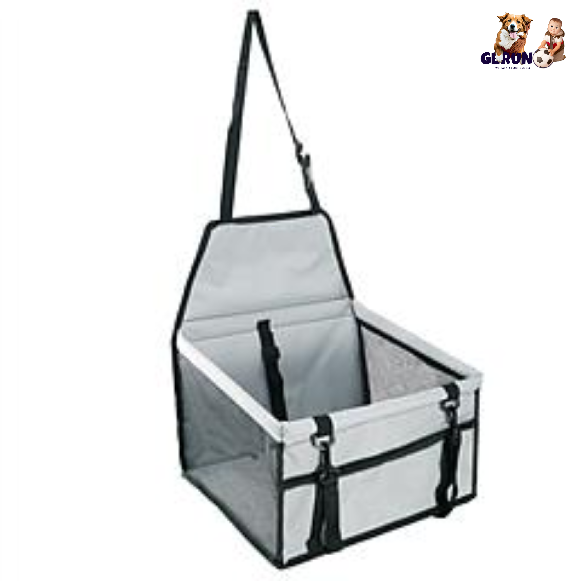 GBruno Dog Booster Car Seat Gray