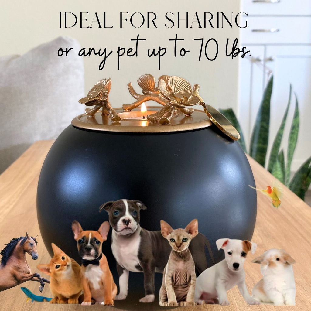 Orchid Urn for Dog & Pet Ashes - Handmade