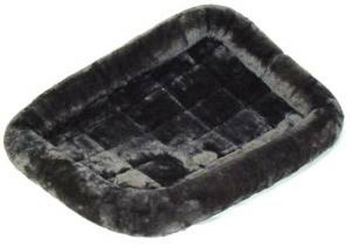 Bolstered Dog or Cat Bed - Black 48"