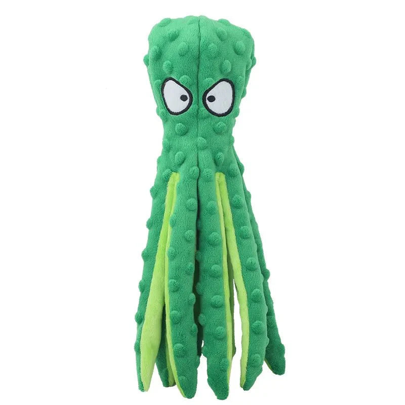 Plush Dog Chew Toy | Durable Soft Companion for Pets Green 1
