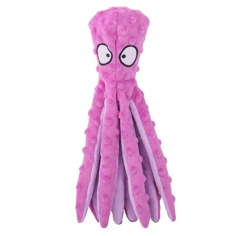 Plush Dog Chew Toy | Durable Soft Companion for Pets Purple