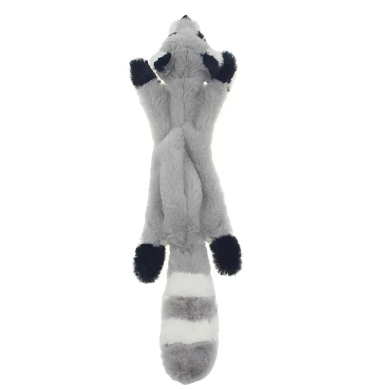 Plush Dog Chew Toy | Durable Soft Companion for Pets Raccoon