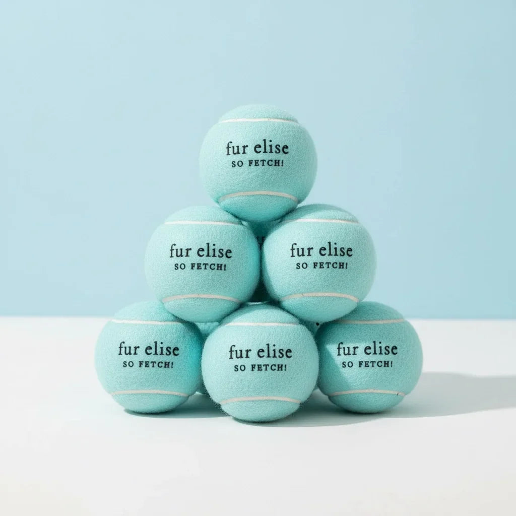 Fur Elise So Fetch! Tennis Ball Pack of 7 - Cloud