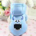 Cartoon Hoodie Sweater for Dogs & Cats | Cozy Pet Hoodie Blue Monster