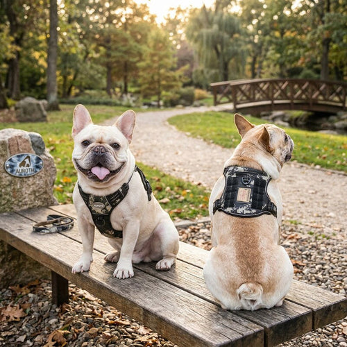Auroth Dog Harness – Tactical and Training Reflect Harness – Black, Small S Black Ink